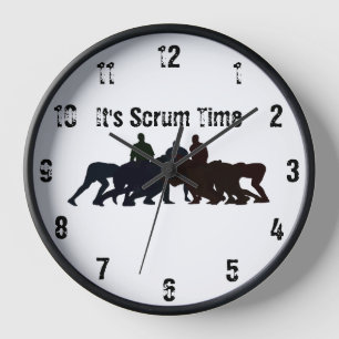 Reloj de pared Es hora de Scrum