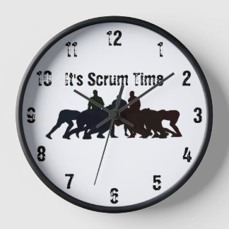 Reloj de pared Es hora de Scrum
