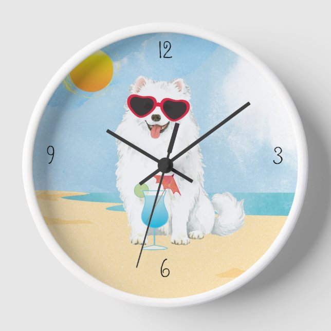 Reloj de pared Eskie de verano (Anverso)