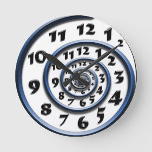 Reloj de pared espiral