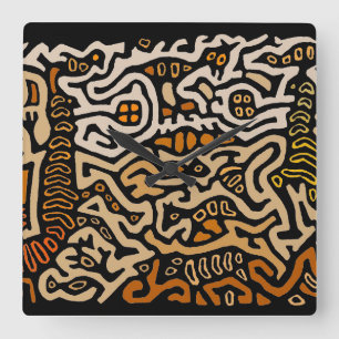 Reloj de pared espiritual indio de San Blas Kuna