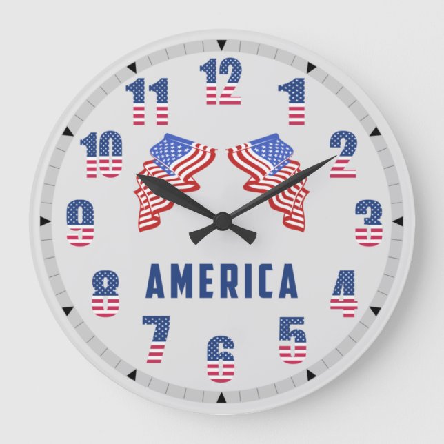 Reloj de pared, Estados Unidos (Anverso)