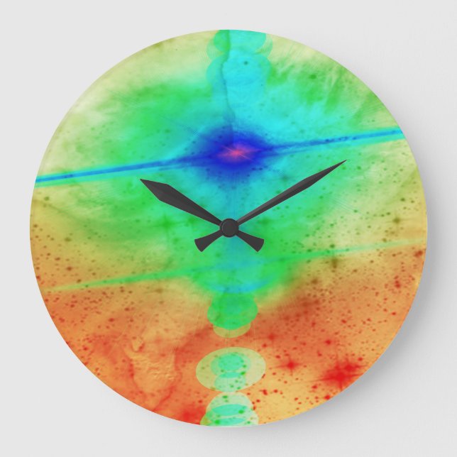 Reloj de pared estelar en explosión (Anverso)