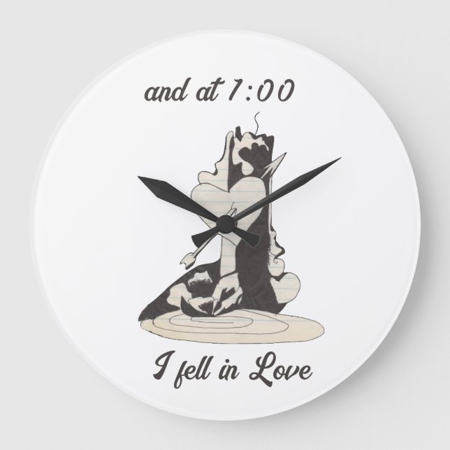 reloj de pared estético vintage (Anverso)