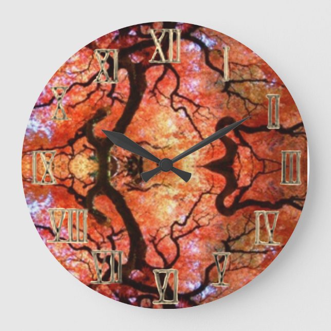 Reloj de pared estilo abstracto (Anverso)