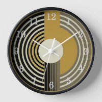 Reloj de pared estilo Art Déco de los años 50 deco