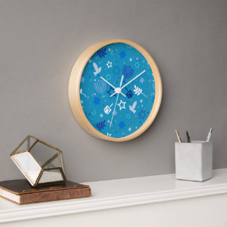 Reloj de Pared Estrellas de Janucá