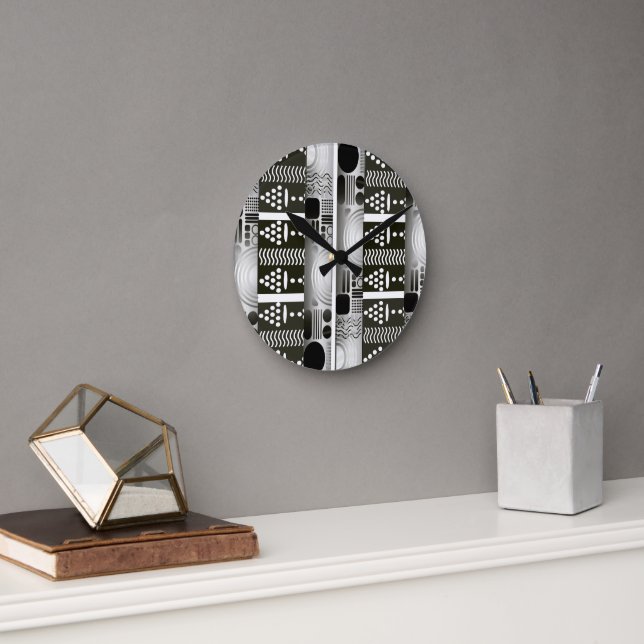 Reloj de pared étnico moderno (Oficina)