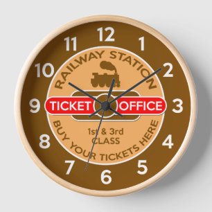 Reloj De Pared Ferrocarril, Oficina de entradas