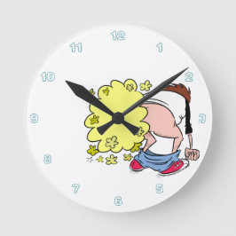 Reloj de pared flotante