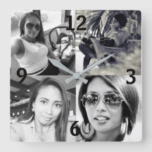 Reloj de pared fotográfico personalizado