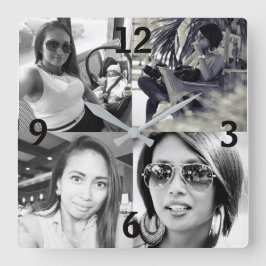 Reloj de pared fotográfico personalizado