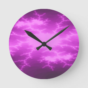 Reloj de pared fractal mega Lightning