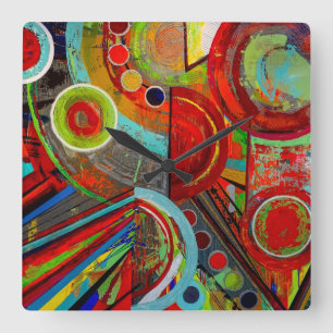 Reloj de pared fracturado