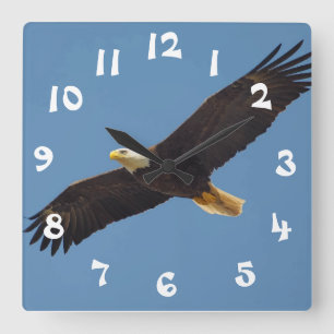 Reloj de pared fresco de Eagle que vuela