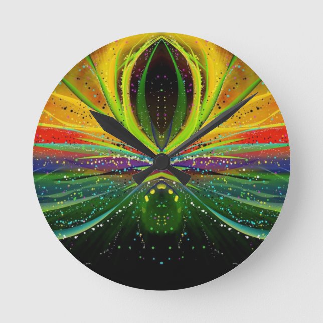 Reloj de pared futurista (Anverso)