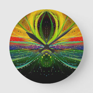 Reloj de pared futurista