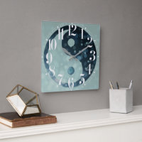 Reloj de pared galáctico Ying Yang