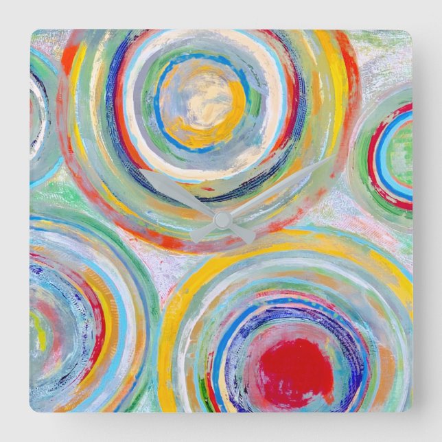 Reloj de pared giratorio (Anverso)