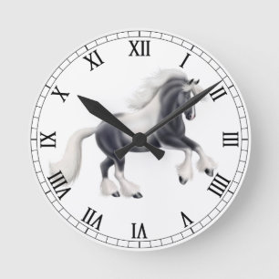 Reloj de pared gitano del caballo de la mazorca de