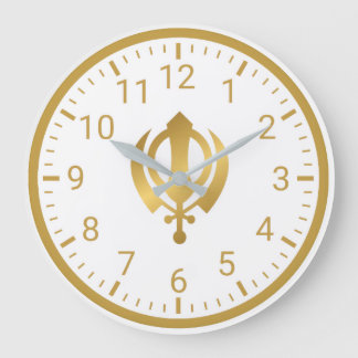 Reloj de pared Golden Khanda | Decoración para el