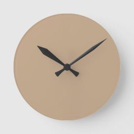 Reloj de pared grande beige