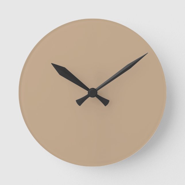 Reloj de pared grande beige (Anverso)