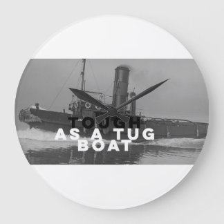 Reloj de pared grande duro como remolcador