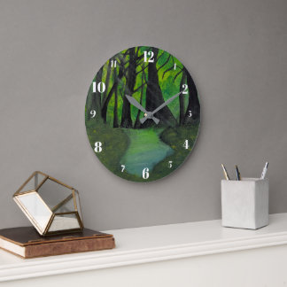 Reloj de pared granja grano de madera vintage rúst