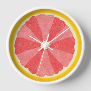 Reloj De Pared Grapefruit Slice Pop Art Cocina Minimalista