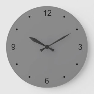 Reloj de pared gris
