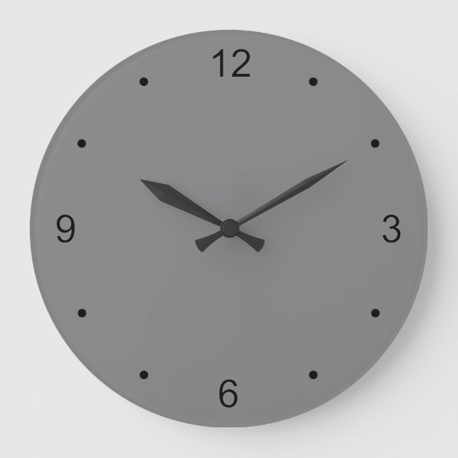 Reloj de pared gris (Anverso)