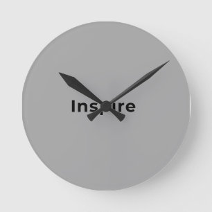 Reloj de pared gris