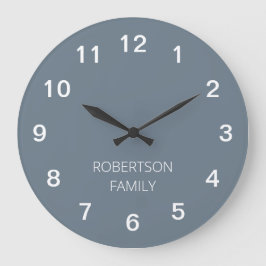 Reloj de pared gris Minimalista de Guay personaliz