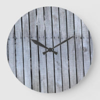 Reloj de pared gris y negro redondo (grande)