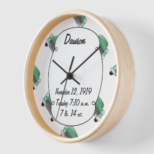Reloj De Pared Habitación para niños Regalos clásicos de coches S