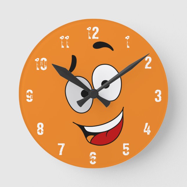 Reloj de pared Happy Kook Art Clock (Anverso)