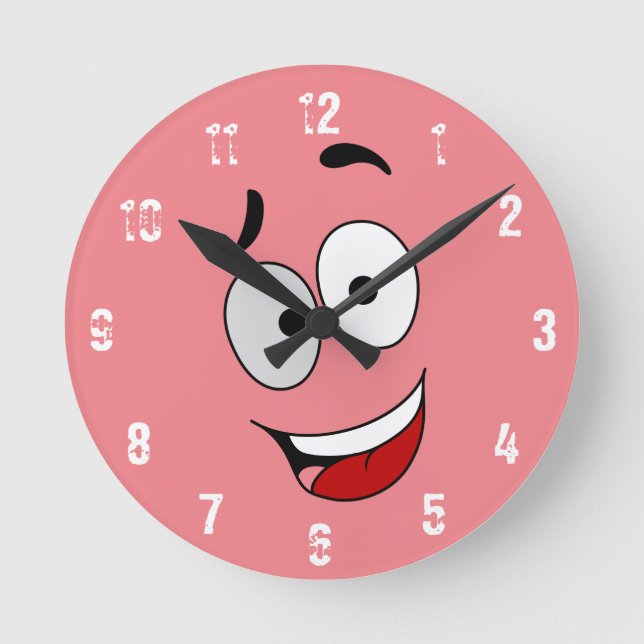 Reloj de pared Happy Kook Art Clock (Anverso)