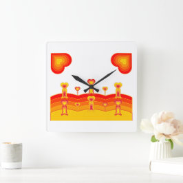 Reloj de pared Heart-Scape