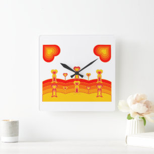 Reloj de pared Heart-Scape