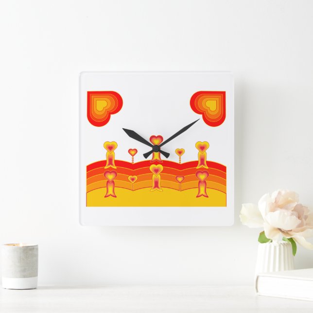 Reloj de pared Heart-Scape (Hogar)