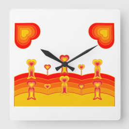 Reloj de pared Heart-Scape