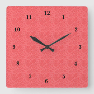 Reloj de pared Hearts - Romántico