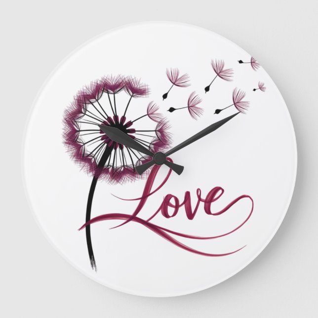 reloj de pared hermoso Amor (Anverso)