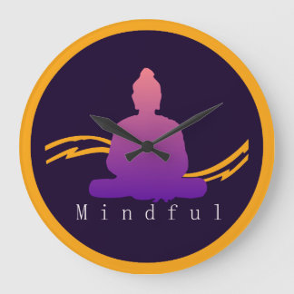 Reloj de pared hermoso "atento" de Buda
