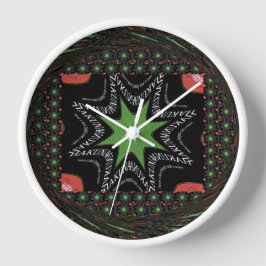 Reloj De Pared Hermoso fondo de estrellas de remolque Imprimir ve