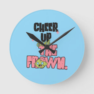 RELOJ DE PARED HOME DECOR APLASTA LA CARA TRISTE A