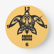 Reloj de pared honu hawaiano
