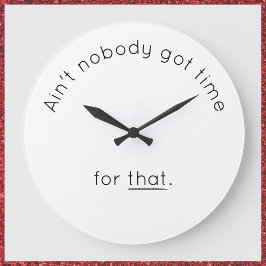 Reloj de pared humorístico