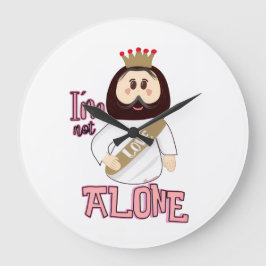 Reloj de pared I´m not alone - Nissi Holy